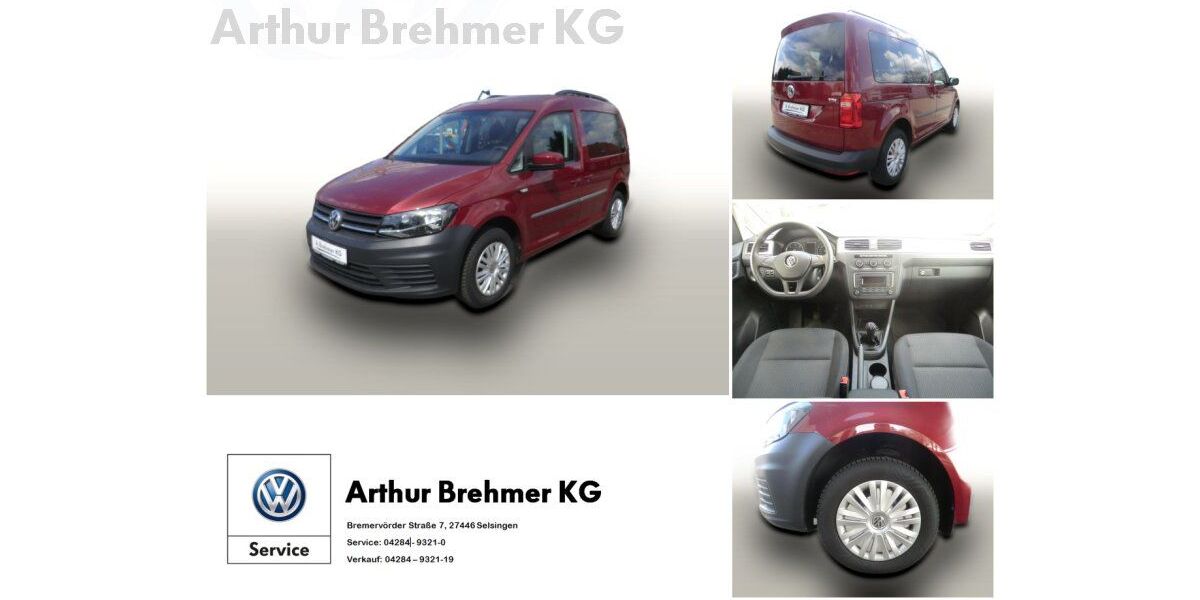 VW Caddy 171.500 km 12.390 &euro; Selsingen 27446