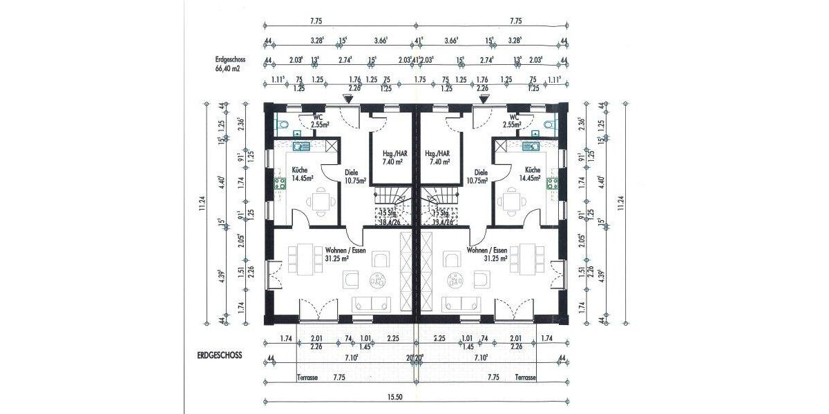 Doppelhaushälfte Stelle - 4 Zimmer, 140 m&sup2;, 2.500&euro; | Angebot:26164228