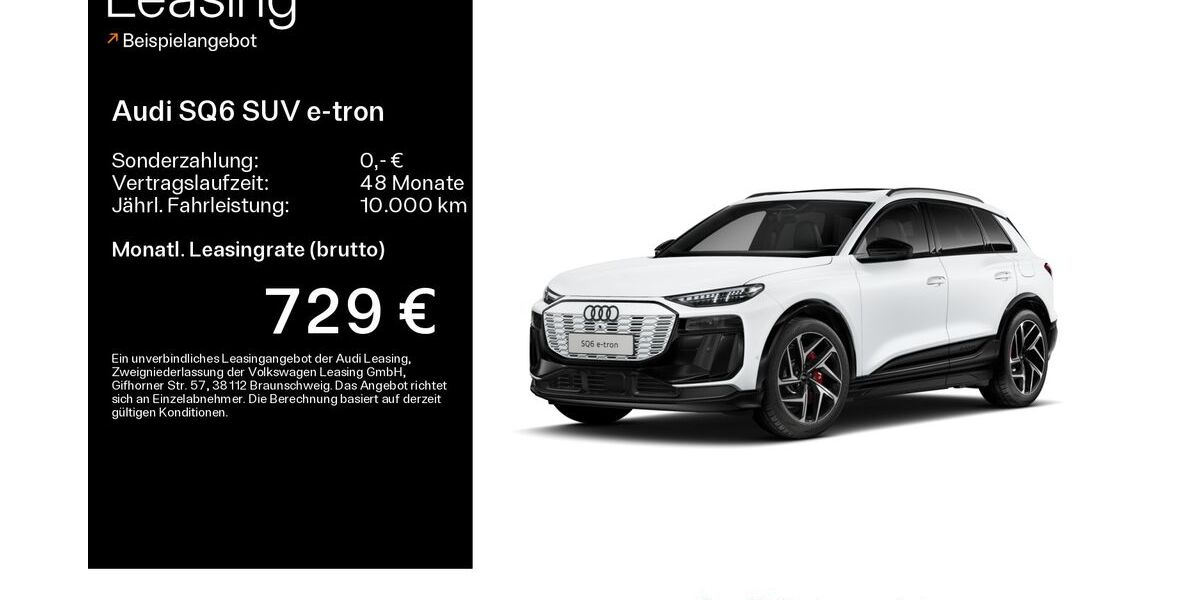 Audi SQ6 e-tron 7.192 km 78.990 &euro; Schweinfurt 97424