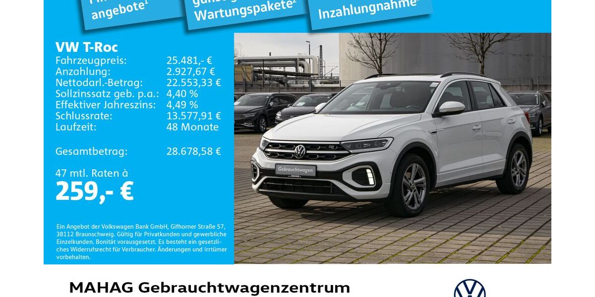 VW T-Roc 27.103 km 20.910 &euro; München 80935