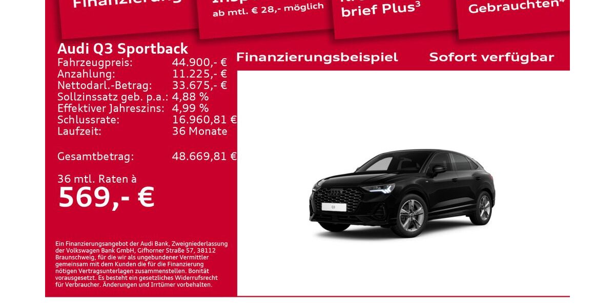 Audi Q3 21.700 km 44.900 &euro; Berlin 12489