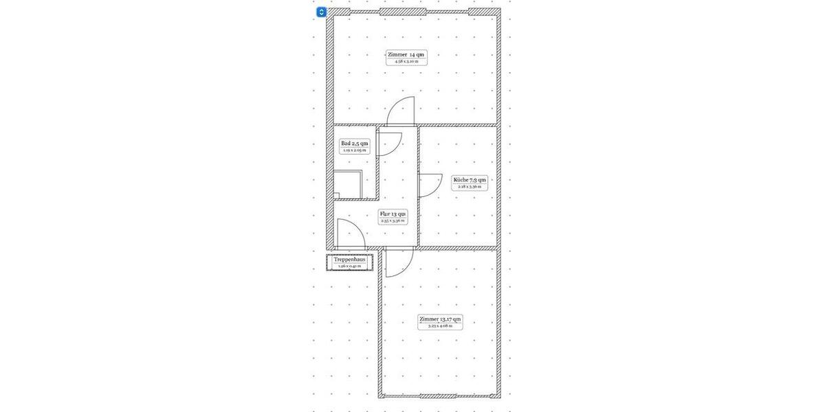 Etagenwohnung Rostock Alt Bartelsdorf - 1 Zimmer, 50 m&sup2;, 680&euro; | Angebot:26383749