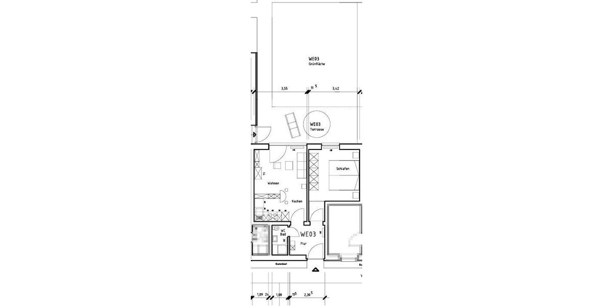 Erdgeschoßwohnung Grömitz - 2 Zimmer, 38 m&sup2;, 279.000&euro; | Angebot:26975879