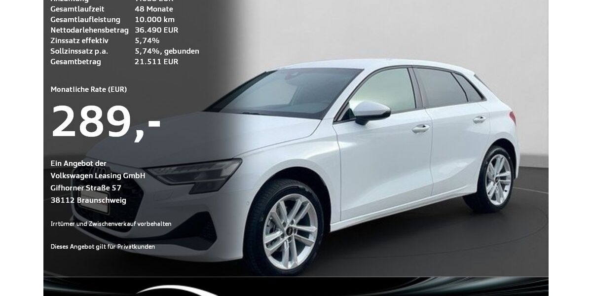 Audi A3 8.600 km 34.990 &euro; Ravensburg 88214