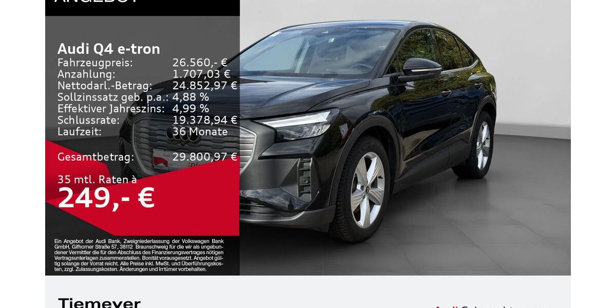 Audi Q4 e-tron 14.290 km 26.560 &euro; Dorsten 46284