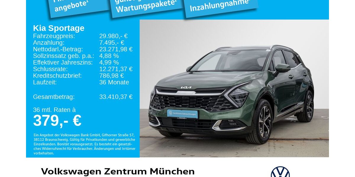 Kia Sportage 24.118 km 29.741 &euro; München 80687