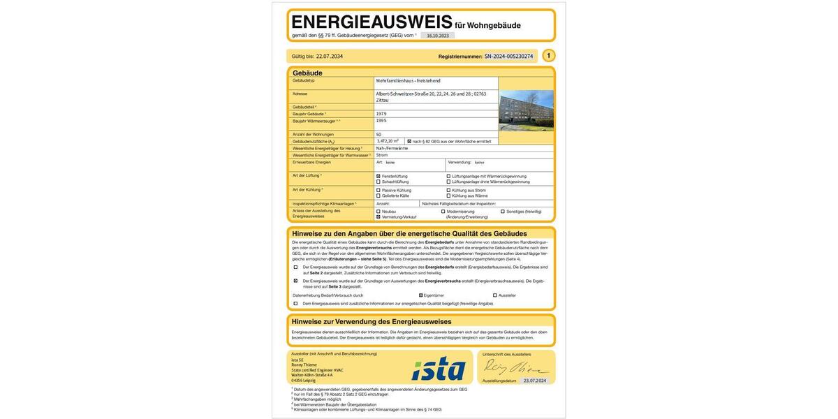 Etagenwohnung Zittau - 3 Zimmer, 58 m&sup2;, 355&euro; | Angebot:26686442