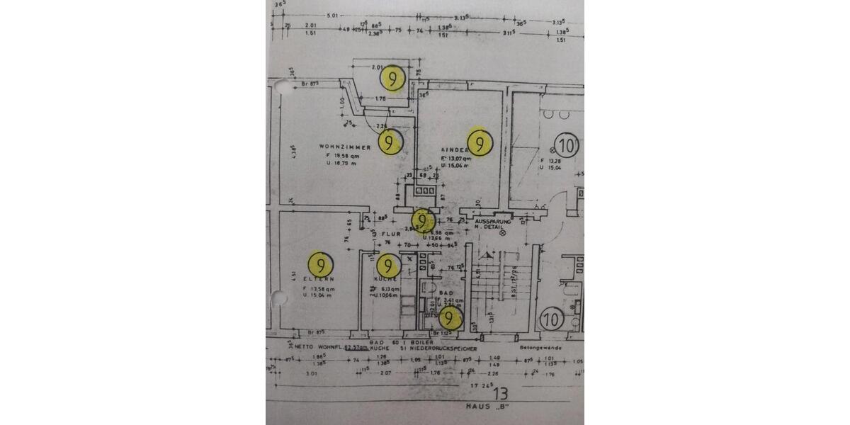 Etagenwohnung Esens - 3 Zimmer, 63 m&sup2;, 89.000&euro; | Angebot:26763202