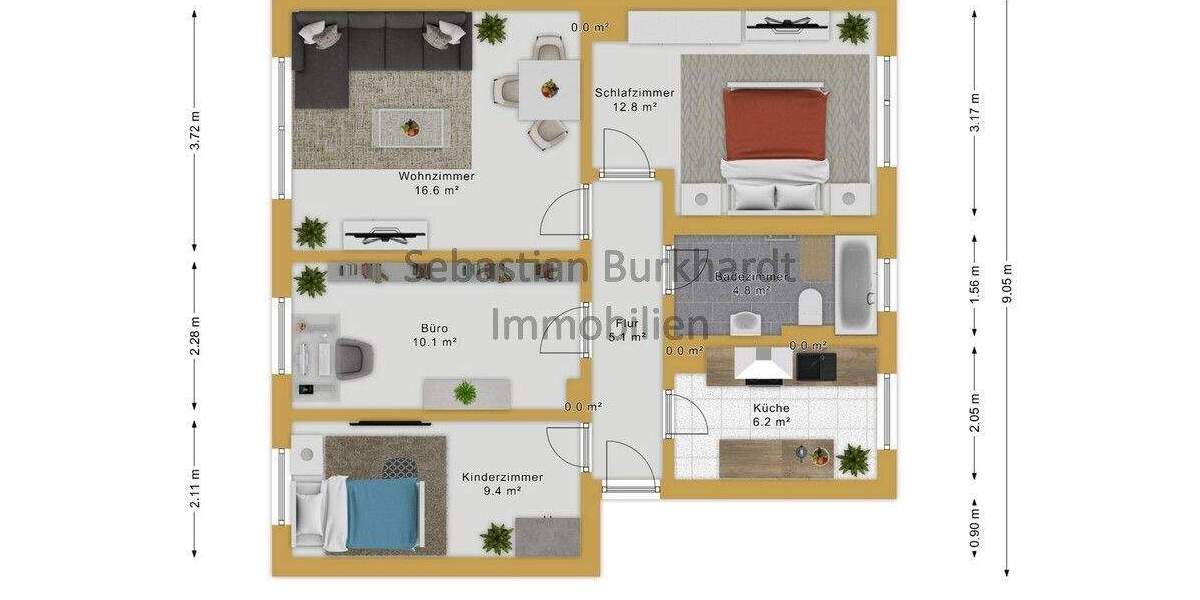 Etagenwohnung Gehren Gehren - 4 Zimmer, 68 m&sup2;, 59.000&euro; | Angebot:26789741