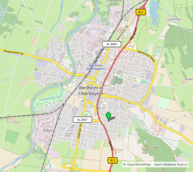 Etagenwohnung Weilheim in Oberbayern Weilheim - 5 Zimmer, 115 m&sup2;, 1.380&euro; | Angebot:24916828