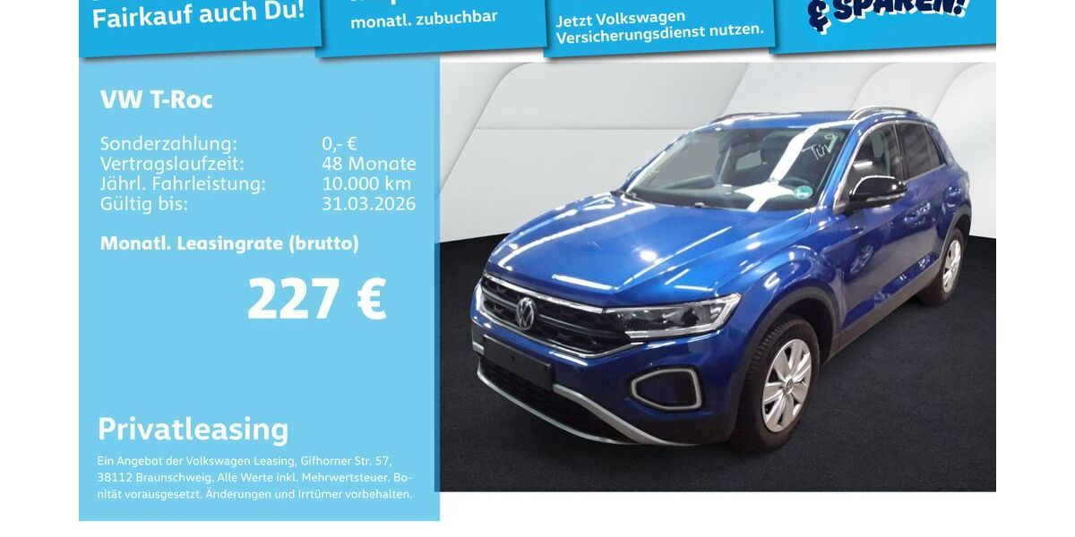 VW T-Roc 23.817 km 23.752 &euro; Mannheim 68309