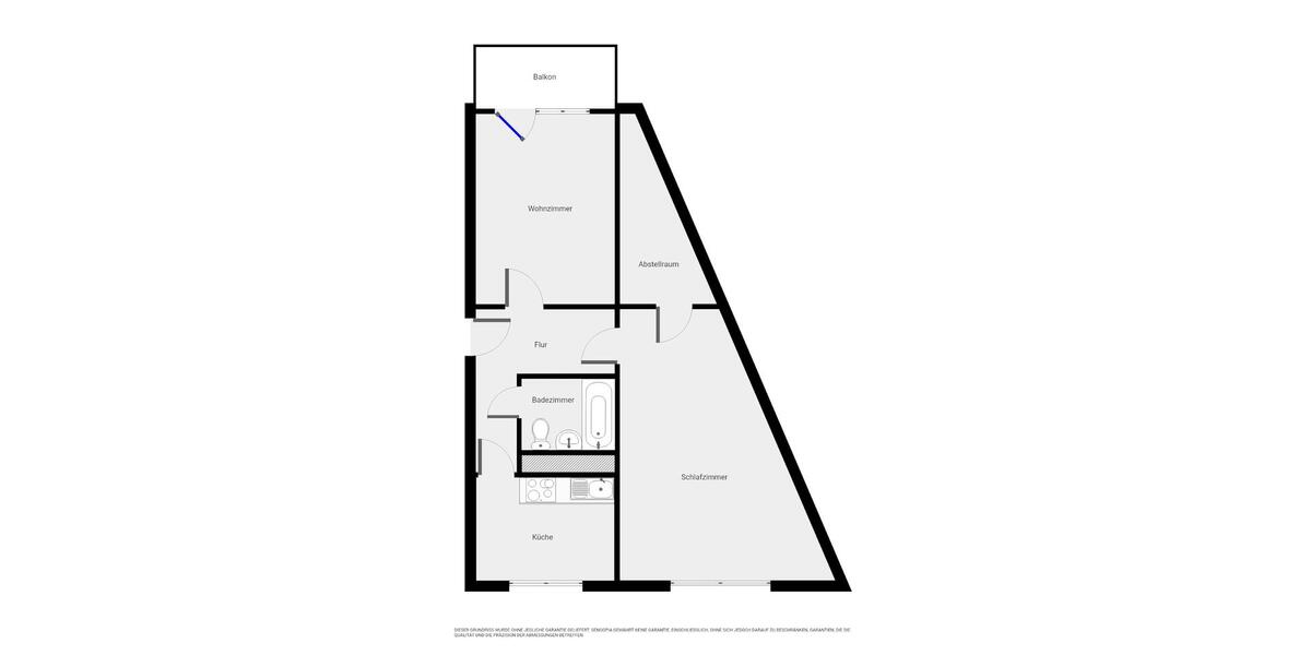 Etagenwohnung Burg - 2 Zimmer, 61 m&sup2;, 342&euro; | Angebot:26675308