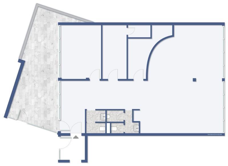 Bürofläche in Stein 130m² mit freier Einteilung als Praxis, Kanzlei, Fitnesstudio uvm. nutzbar zimmer