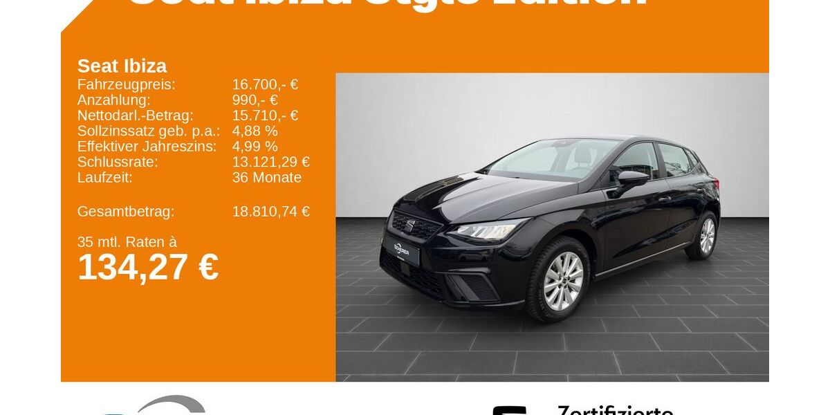 Seat Ibiza 19.299 km 16.700 &euro; Kaiserslautern 67657