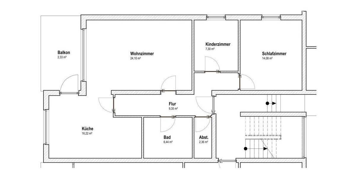Etagenwohnung Burg - 3 Zimmer, 81 m&sup2;, 145.000&euro; | Angebot:26107493