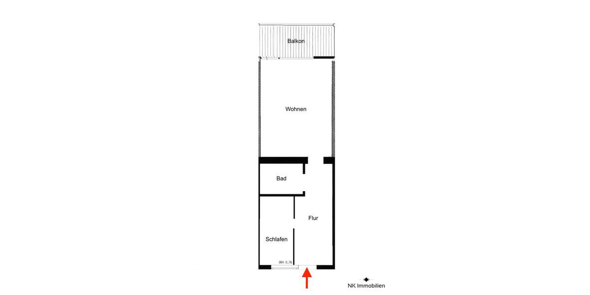 Etagenwohnung Burgstädt - 2 Zimmer, 48 m&sup2;, 410&euro; | Angebot:26321574