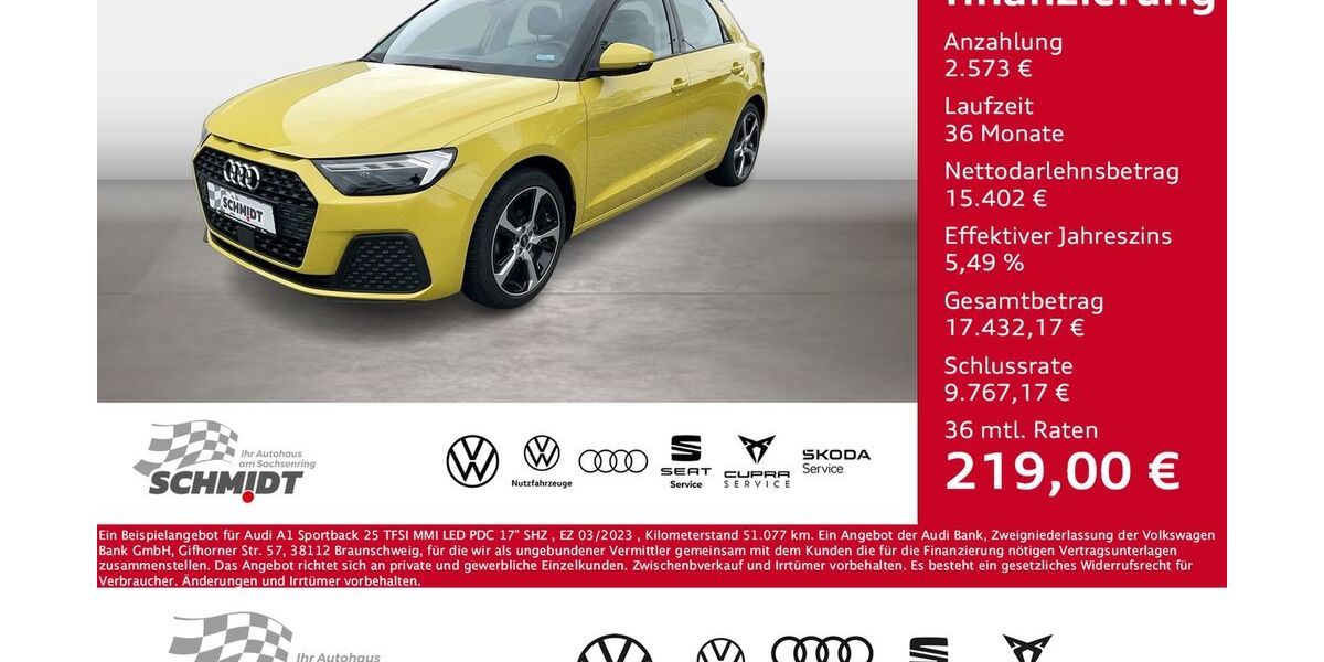 Audi A1 51.077 km 17.975 &euro; Bernsdorf 09337