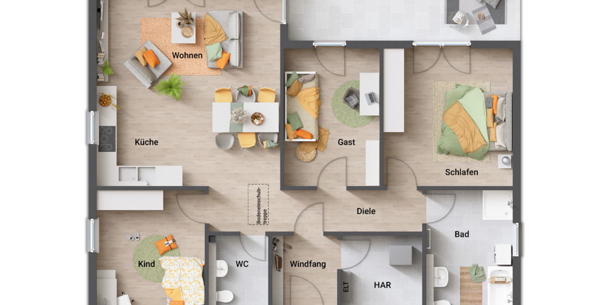 Bungalow Vellmar Niedervellmar - 4 Zimmer, 108 m&sup2;, 407.373&euro; | Angebot:25737979