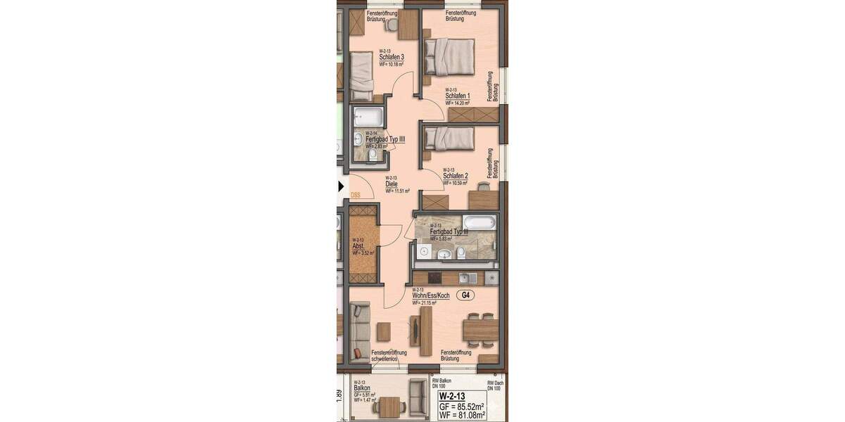 Etagenwohnung Neuerburg - 324.000&euro; | Angebot:25678017