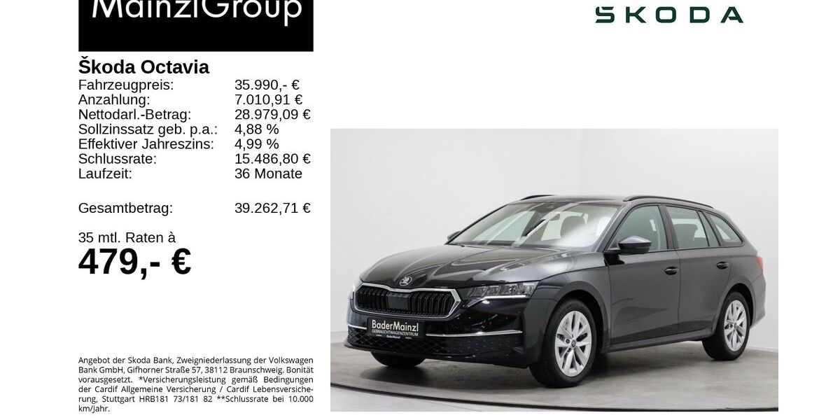 Skoda Octavia 20.200 km 28.860 &euro; Feldkirchen/Westerham 83620