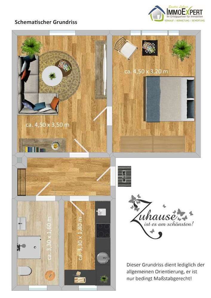 Wohnung zum Mieten in Essen 380 € 55 m²