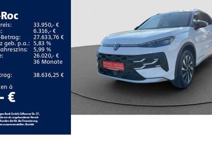 VW T-Roc 5.322 km 33.950 &euro; Schwäbisch Gmünd 73525