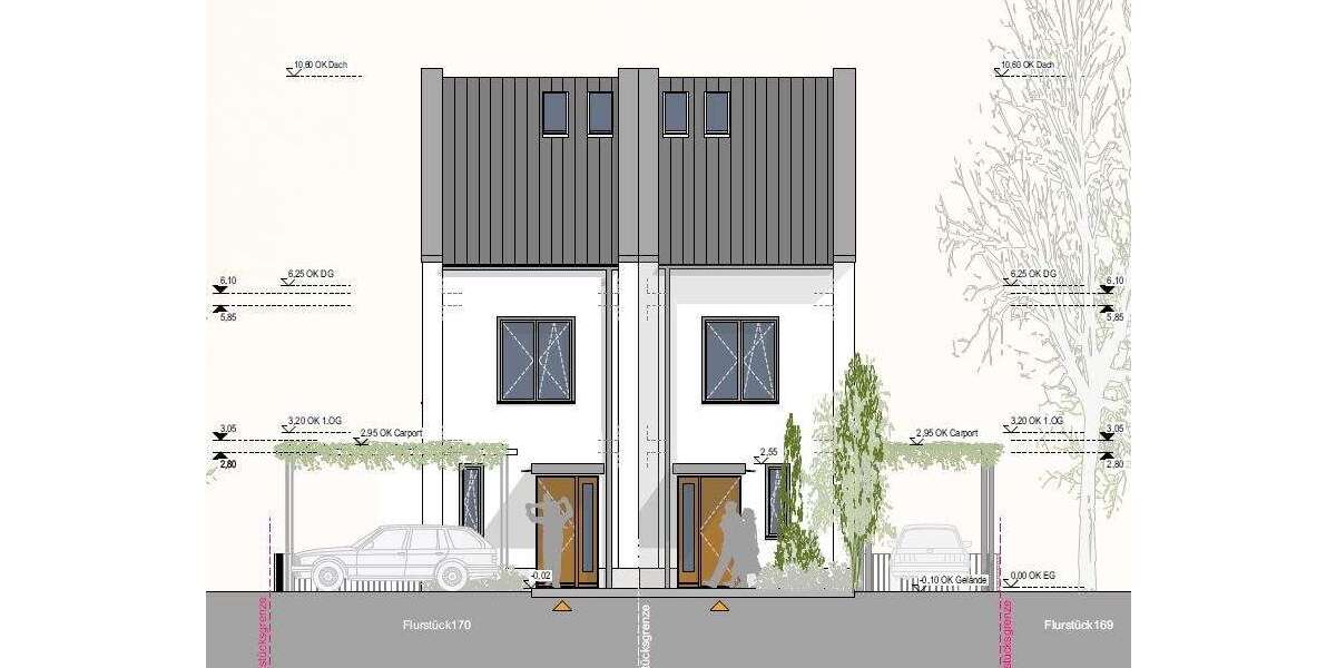 Wir bauen für Sie! - Stadtnah & Naturverbunden: Exklusive Doppelhaushälfte in Burghausen 4 zimmer