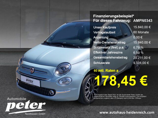 Fiat 500C 29.950 km 15.840 &euro; Witzenhausen 37213