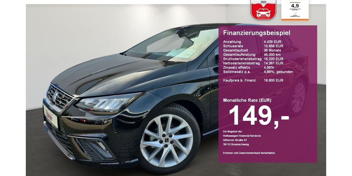 Seat Ibiza 9.600 km 18.800 &euro; Albbruck 79774