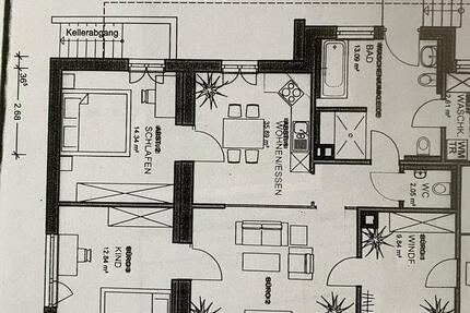 Wohnung Münsingen - 3 Zimmer, 90 m&sup2;, 850&euro; | Angebot:25418037