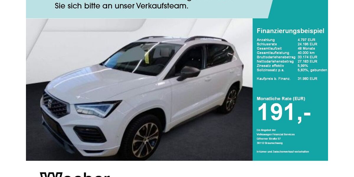 Seat Ateca 19.931 km 31.979 &euro; Leonberg 71229