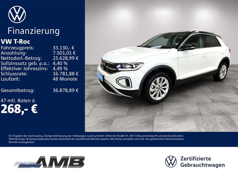 VW T-Roc 15.380 km 32.480 € Borna 04552