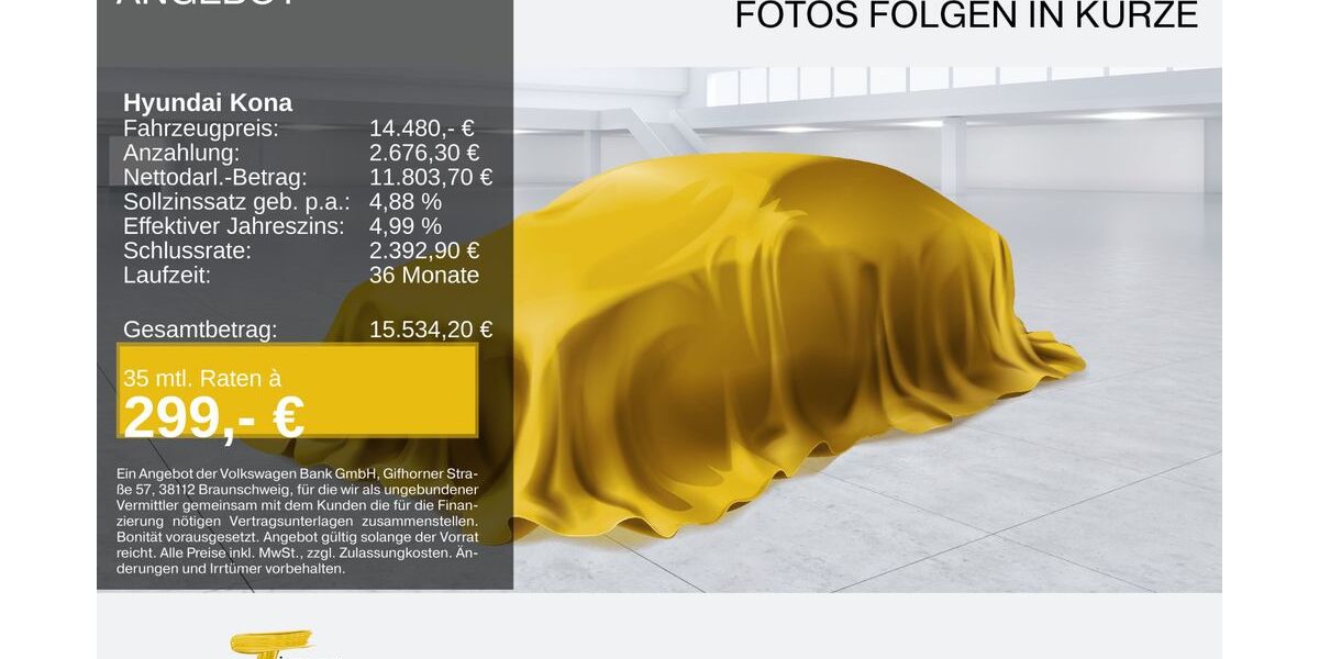 Hyundai KONA 76.877 km 14.480 &euro; Lüdenscheid 58507