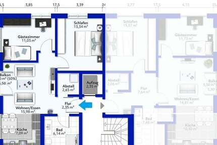 Wohnung zum Kaufen in Wernigerode 249.500 € 61.58 m² 3 zimmer