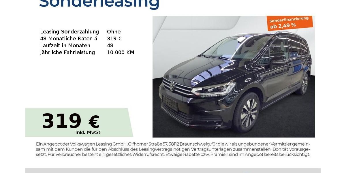 VW Touran 17.314 km 33.805 &euro; Nürnberg 90411