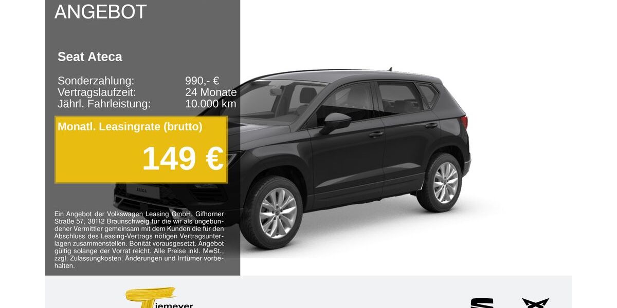 Seat Ateca 23.064 km 25.060 &euro; Hemer 58675