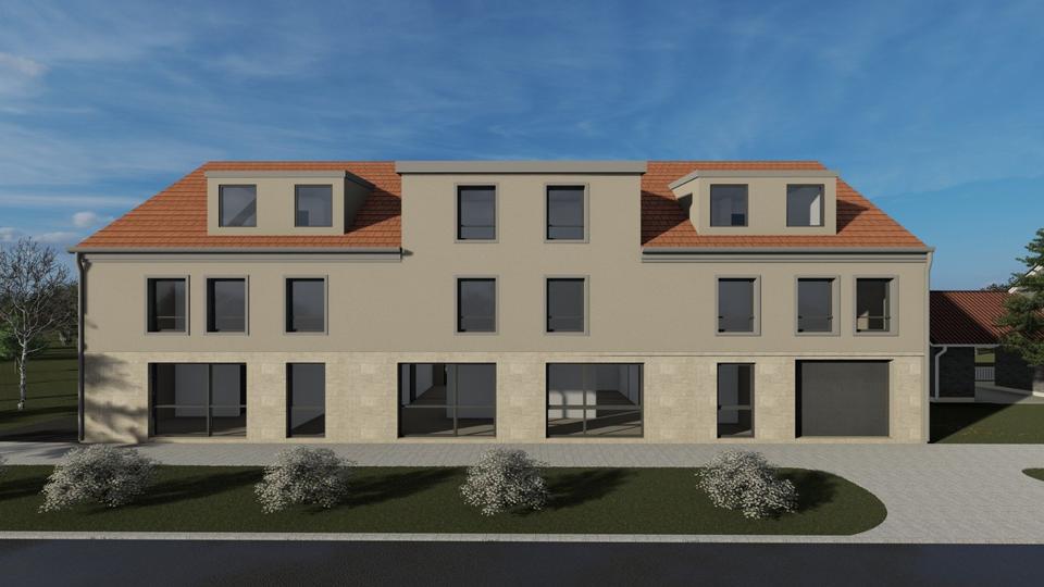 Neubau 2021: Gewerberäume mit Terrasse, Parkplatz und im Zentrum zimmer