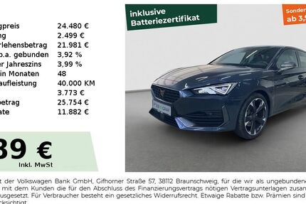 Cupra Leon 32.400 km 23.480 &euro; Fürth 90763