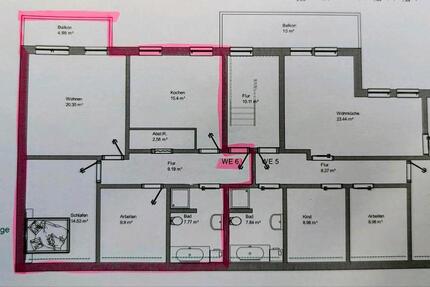 3-Zimmer-DG-Wohnung mit Balkon 3 zimmer