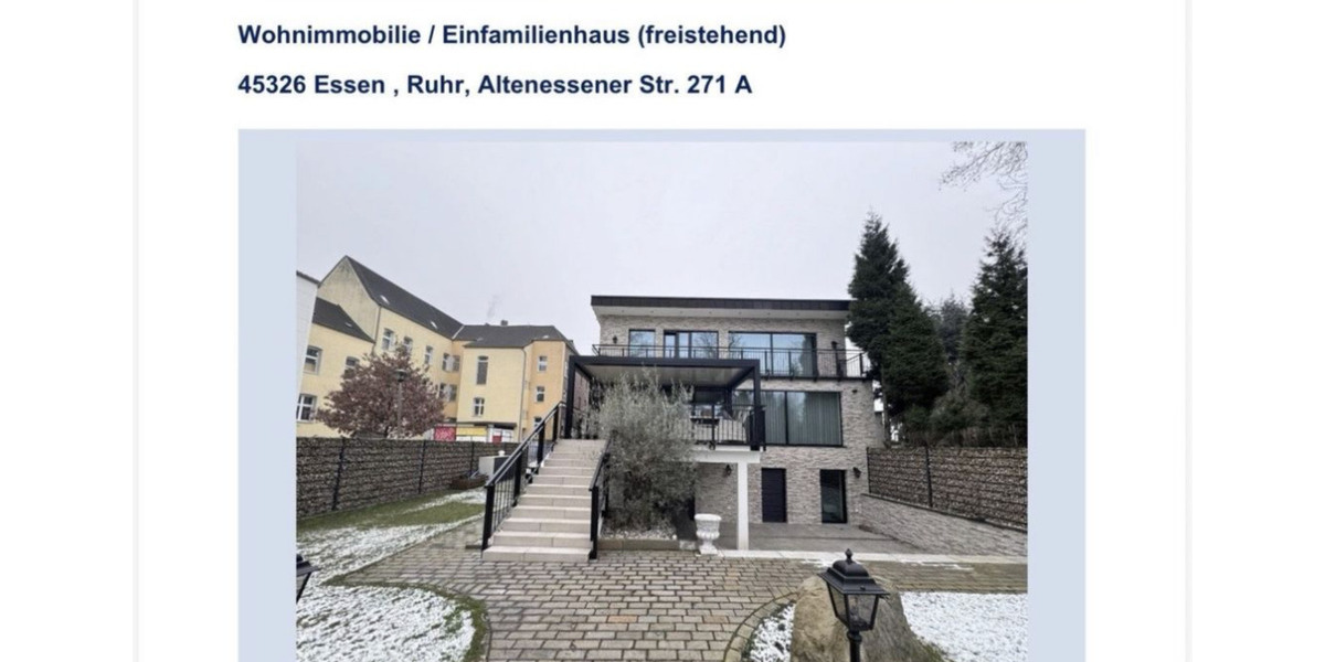 Einfamilienhaus Essen Stadtbezirk V - 1.600.000&euro; | Angebot:25569544