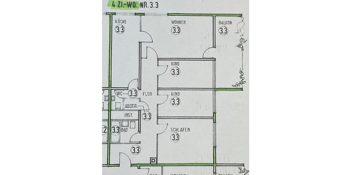 Etagenwohnung Pfullingen - 4 Zimmer, 100 m&sup2;, 329.000&euro; | Angebot:26785739