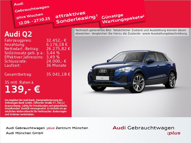 Audi Q2 7.027 km 31.633 € Eching 85386