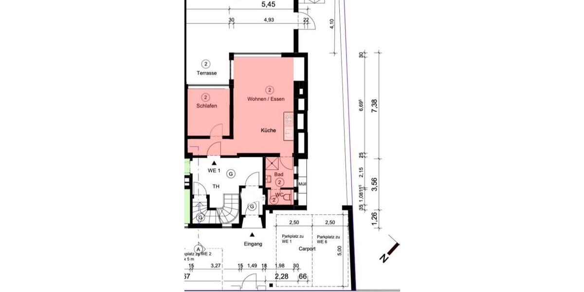 Erdgeschoßwohnung Stuttgart Stuttgart-West - 2 Zimmer, 78 m&sup2;, 470.000&euro; | Angebot:26836519