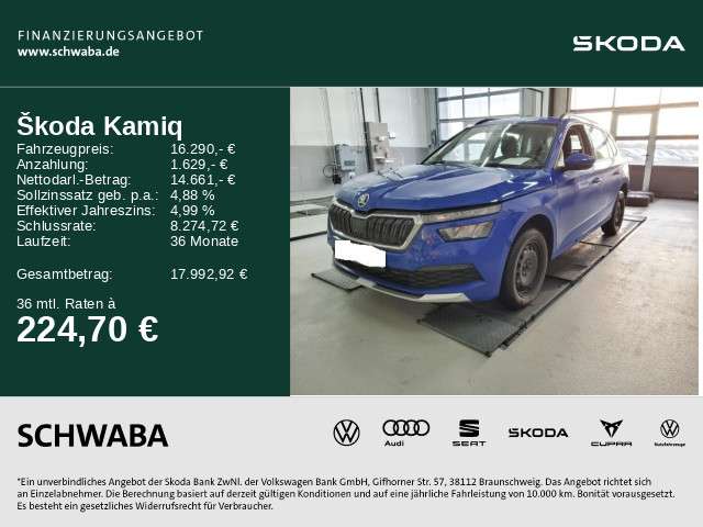 Skoda Kamiq 29.500 km 16.290 &euro; Gersthofen 86368