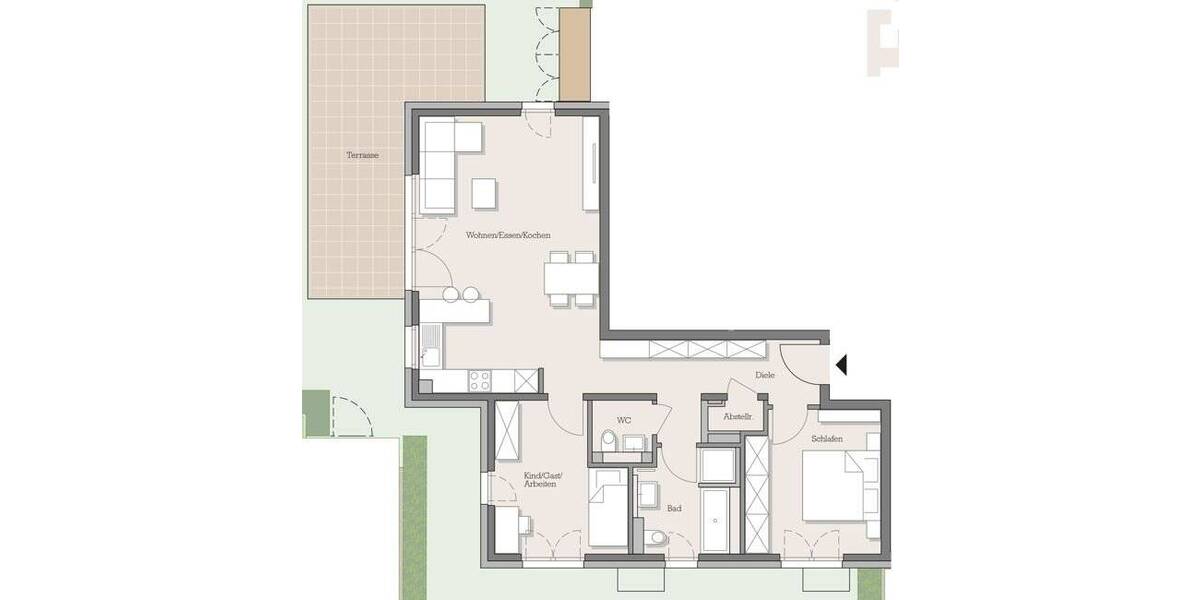 Etagenwohnung Hanau-Steinheim Steinheim - 3 Zimmer, 89 m&sup2;, 498.900&euro; | Angebot:20967786