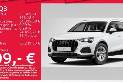 Audi Q3 16.777 km 34.592 &euro; Eching 85386