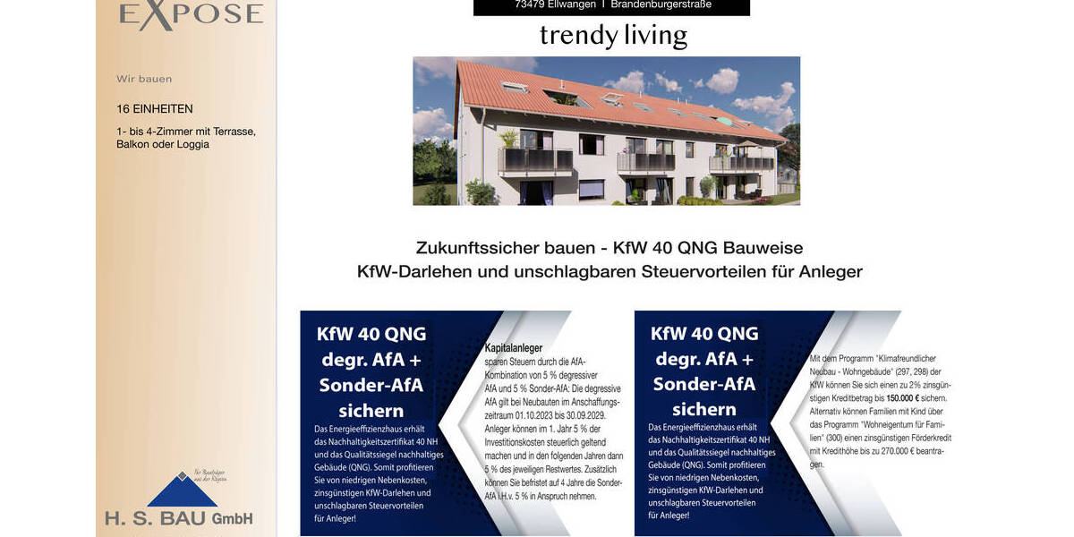 Etagenwohnung Ellwangen (Jagst) Ellwangen - 3 Zimmer, 79 m&sup2;, 395.000&euro; | Angebot:25730098