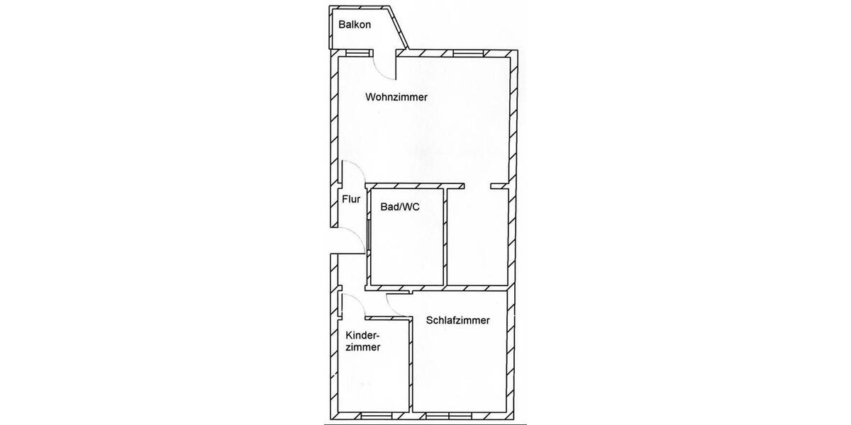 Etagenwohnung Oelsnitz (Vogtland) - 3 Zimmer, 69 m&sup2;, 450&euro; | Angebot:26168697