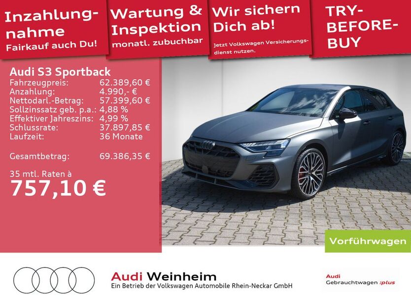 Audi S3 15.900 km 59.990 € Weinheim 69469