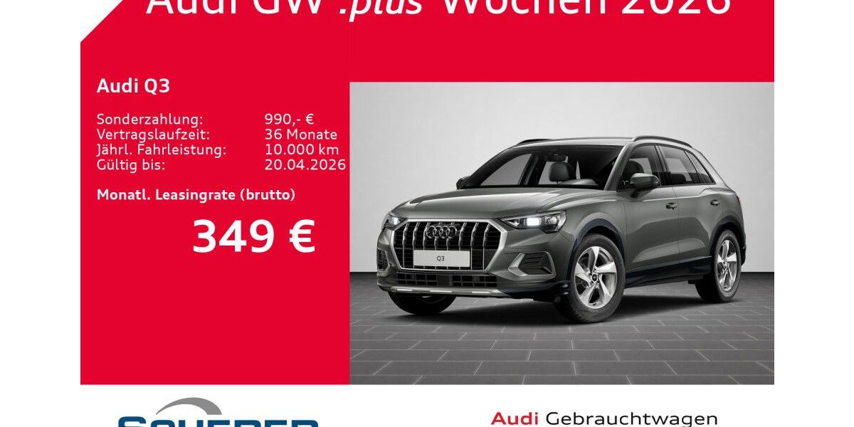 Audi Q3 9.137 km 38.330 &euro; Aschaffenburg 63741